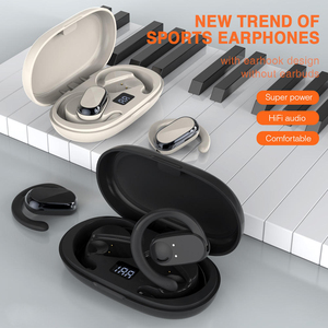 2024 superventas auriculares abiertos TWS Pro Bluetooth auriculares inalámbricos auriculares Bluetooth 5,2 Para teléfono portátil en negro - Product Image 4