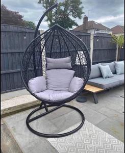 Balançoire de qualité en gros suspendue mobilier d'extérieur moderne balançoire de jardin personnalisée 2 sièges balançoire de patio - Product Image 4