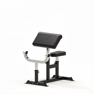 Banco de Curl para Bíceps F1101A Fitness Preacher, Soporte para Curl con <span class=keywords><strong>Barra</strong></span> EZ Curl - Product Image 1