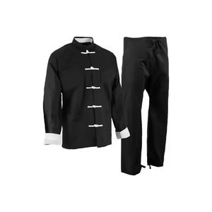 ชุดเครื่องแบบคาราเต้ผ้าฝ้าย100% น้ำหนักเบาระบายอากาศได้ดีชุดกิโมโน Jiu Jitsu สำหรับฝึกศิลปะการต่อสู้ - Product Image 4