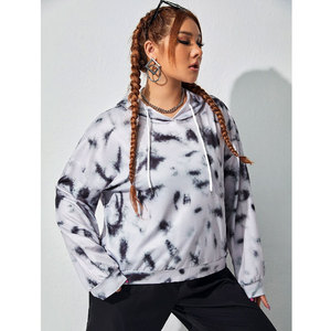 Women's Lightweight Fleece Pullover Hoodie Custom Oversized <b>Winter</b> <b>Top</b> with Front Logo - Product Image 4