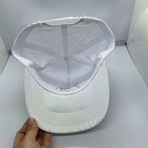 Gorra de béisbol de 5 paneles impermeable con agujero cortado con láser, fabricante de sombreros de Vietnam, gorras de impresión bordadas deportivas de Golf para hombres - Product Image 4