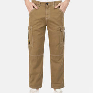 Pantalon cargo décontracté pour homme, polyester de haute qualité, léger, taille mi-haute, taille élastique, multi-poches, respirant de haute qualité - Product Image 5