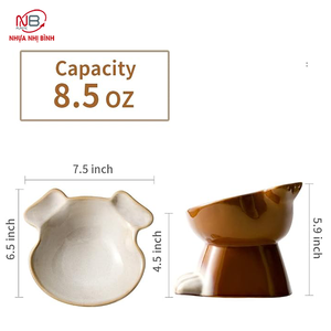 Comedero Lento de Plástico Ecológico y Elegante Hecho en Vietnam con Diseño Anti-Atragantamiento para Perros - Colorido para Viajes y Uso en Interiores - Product Image 5