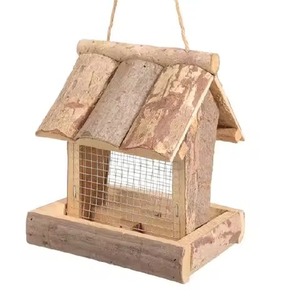 Alimentador de pájaros de Metal con acabado de cobre, pantalla de puré con gancho colgante para interior, exterior, balcón, jardín, colgante decorativo - Product Image 3