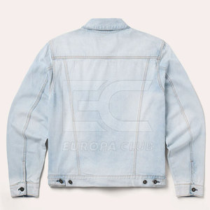 Chaqueta de Mezclilla para Hombre, Corte Ajustado, Fabricada en Pakistán, Ropa Casual para Uso en Exteriores, Chaqueta de Mezclilla para Hombre con Personalización - Product Image 2