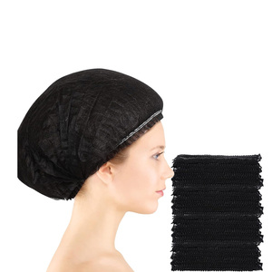 Couvre-cheveux jetable non tissé Fournisseur d'usine OEM Vente en gros Bouffant sur mesure Salon Spa Cuisine Nourriture Hôpital Bonnet hygiénique - Product Image 5