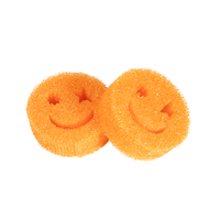 Sponduct Cuisine Sourire Étoile Forme Cuisine Gommage Pot Éponge Lavage Vaisselle Propre Éponge Chaude Et Froide Chine