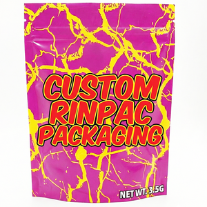 Bolsa de Embalaje de Alimentos Personalizada Reutilizable con Cierre, para Dulces, Frutos Secos y Aperitivos, Bolsa de Plástico con Cierre y Logotipo - Product Image 4