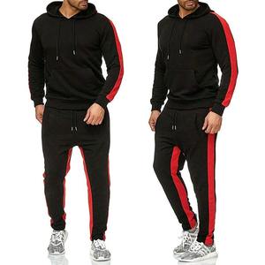 Chándal de algodón y franela personalizable para hombre, ropa deportiva de invierno, pantalones de chándal ecológicos para adultos, conjunto de Sudadera con capucha para correr, uso en el gimnasio - Product Image 4