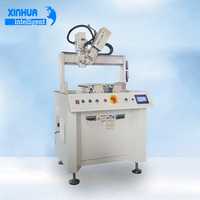 Machine de distribution automatique de colle pneumatique à double barillet 3 axes pour colle époxy AB, silicone et colle UV pour PCB, LED et électronique