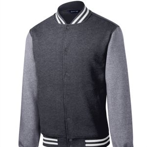 Veste universitaire en polaire de haute qualité, confortable et élégante, parfaite pour les collèges décontractés, veste de baseball pour hommes - Product Image 3