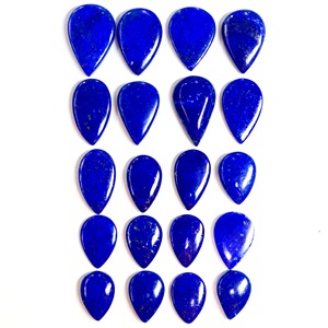 Piedra preciosa natural de cabujón de corte de pera lapislázuli azul de alta calidad para la fabricación de joyas - Product Image 5