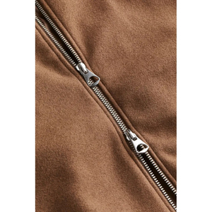 Blouson aviateur universitaire en polaire 100% laine avec broderie de roses pour l'hiver personnalisé par OEM vestes Letterman Varsity de haute qualité pour hommes - Product Image 5