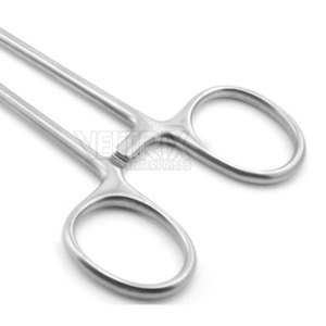 เครื่องมือผ่าตัดทั่วไปคุณภาพสูง น้ำหนักเบา คีมผ่าตัดและผูกหลอดเลือดแบบโค้ง รุ่น Mixter Forceps 9 - Product Image 6