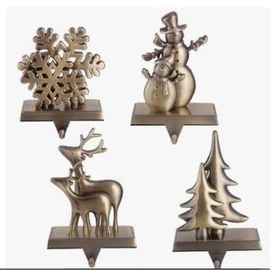 Modern Silver Tree Designer Metal <b>Stocking</b> <b>Holder</b> Hanger Vintage Decorative Stock <b>Holder</b> <b>Stocking</b> Hooks for Parties Events Use - Product Image 6