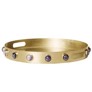 Juego de 3 bandejas de comida de metal chapadas en oro de calidad superior, ideales para restaurantes, bodas, cafés, postres y servicio de chocolate - Product Image 2