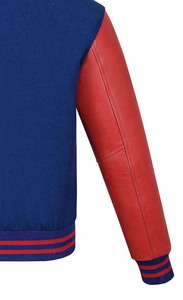 เสื้อแจ็คเก็ตวาร์ซิตี้ผู้ชายสุดเท่สำหรับฤดูหนาว สั่งทำพิเศษพร้อมพิมพ์โลโก้ ผลิตจากผ้าขนสัตว์ 100% ทันสมัยและราคาไม่แพง - Product Image 6