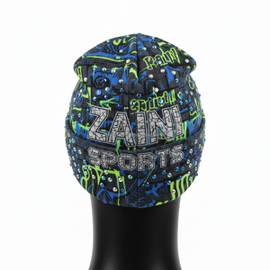 Gorro Premium para mujer, 320 GSM, mezcla de lana de punto, suave, cálido, elástico, con logotipo personalizado, diseño de diamantes de imitación, gorro jacquard - Product Image 2