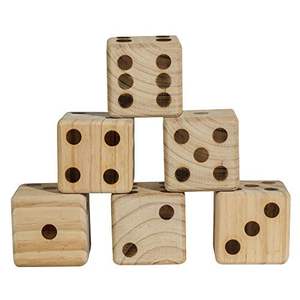 Dés en bois durables au design épuré, options personnalisables, parfaits pour les joueurs minimalistes et les chambres d'enfants appréciant une esthétique soignée - Product Image 1