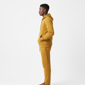 Survêtement chaud pour hommes fournisseur d'usine OEM vente en gros tissu polaire sur mesure tenue de sport de jogging élégante mode d'entraînement décontractée - Product Image 3