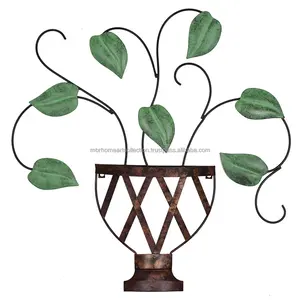 Newest Arrival Handmade Flower Plant shape Art Flower Metal Wall Decor Looking Home more attractive and Beautiful