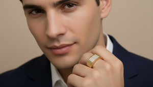 Anillo de Clúster Apex de Diamantes y Oro de 14K de Clase Maestra para Hombre - Product Image 5
