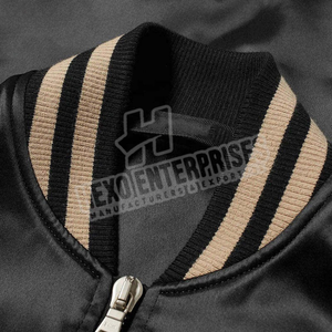 Nouvelle arrivée Veste en satin personnalisée de haute qualité pour hommes Veste en satin avec boutons à l'avant pour hommes - Product Image 6