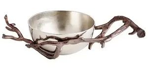 ชามผสมอาหารและผลไม้ชามเหล็กหล่อสีทองสำหรับร้านอาหารคลาสสิกชามสลัดเสิร์ฟสลัด304แบบกำหนดเอง - Product Image 5