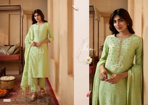 Ready-Made Collection of Liquid Viscose Slub Fancy <b>Kurtas</b> for Adults Handcrafted Indian & Pakistani Casual Wear - Product Image 6