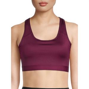 Soutien-gorge de sport confortable pour femme, à bretelles fines, dos ouvert, style licou, réglable, directement de l'usine du Bangladesh - Product Image 1