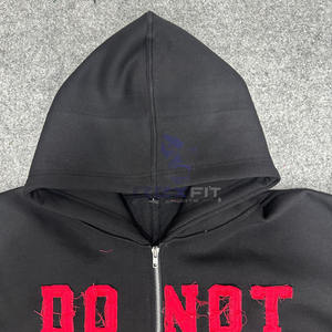 Nouveau arrivé meilleur prix le plus demandé sweat à capuche zippé bouffée imprimé fabriqué en usine sweats à capuche à bas prix hommes sweats à capuche pour hommes - Product Image 3