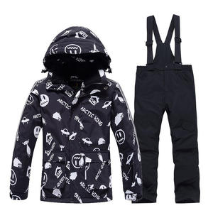 Conjuntos de Ropa de Esquí y Nieve de 2 Piezas para Niños, Resistentes al Viento, Pantalones con Tirantes Aislados y Chaqueta para Snowboard y Juegos de Invierno - Product Image 5