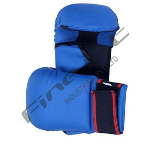 ถุงมือคาราเต้คุณภาพสูง ระบายอากาศได้ดี สำหรับทุกเพศ ได้มาตรฐาน WKF อุปกรณ์ป้องกันสำหรับฝึกซ้อม ผลิตจากหนัง สำหรับคิกบ็อกซิ่ง ขายส่งจากโรงงาน - Product Image 2