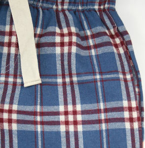 Pantalon de pyjama en flanelle à carreaux pour homme, respirant, taille à cordon de serrage, longueur complète, fiable - Product Image 2