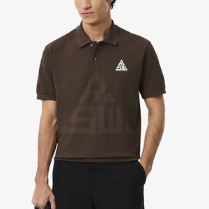Haute qualité hommes personnalisé tricoté solide à manches courtes évacuation de l'humidité pour t-shirt vente directe d'usine - Product Image 1