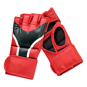 ถุงมือชกมวย MMA ระดับมืออาชีพ ซับเหงื่อได้ดี ปิดด้วยแถบตีนตุ๊กแก วัสดุ PU สำหรับผู้ใหญ่ทุกเพศ ขายส่ง - Product Image 1
