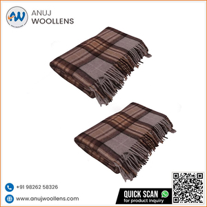 ผ้าห่มสจ๊วตเนื้อนุ่มดีไซน์ไม่ซ้ำใครจากผู้ผลิตอินเดีย - Product Image 2