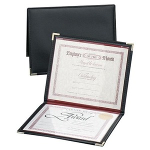 Wholesale Graduation Certificate Holder Genuine <b>Leather</b> Diploma Cover Certificate Holder - Product Image 2