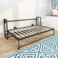 Mécanisme de lit Murphy horizontal Queen Size avec porte, sans armoires de rangement intégrées, pour conception d'agencement