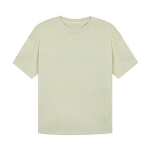 เสื้อยืดคอกลมแขนสั้นผู้ชายแบบสั่งทำ OEM ผ้าฝ้าย 100% คุณภาพสูง ทออย่างดี ทรงโอเวอร์ไซส์ ไหล่ตก สไตล์จีน - Product Image 4