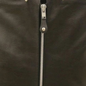 Maximize Wear's Fashionable Winter Casual Knitted Fabric <b>Leather</b> <b>Vest</b> Waterproof Soft Convenient Pocket for Motorcycle Riders - Product Image 6