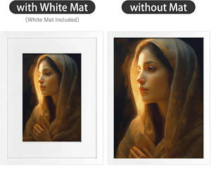 Sacré-Cœur de Jésus Affiche Christ Image Religieux Catholique Mur Art Marie Image pour Église Salon Décor <span class=keywords><strong>Jeune</strong></span> Marie - Product Image 2