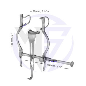 Retractor Quirúrgico Pediátrico Manual Balfour de Tamaño Pequeño, Instrumento Abdominal Infantil de Acero Inoxidable Duradero - Product Image 2