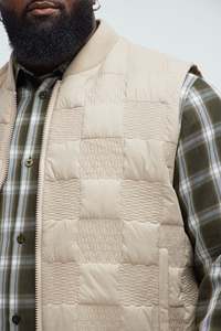 Gilet matelassé pour homme, veste imperméable écologique, 100% polyester, léger, respirant, vêtements de plein air, randonnée, camping, sports - Product Image 2