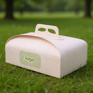Cajas de pasta pegadas mod. SWEET con asa - Personalizado en 1 color - 23 x 33 - Product Image 3