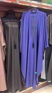 2024 Dubai hermosa ropa islámica tradicional negra para adultos trabajo manual Kaftan Abaya para mujeres - Product Image 3