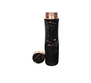 Bouteille d'eau étanche en cuivre pur durable, faite à la main, disponible pour le bureau, la maison et les cadeaux d'entreprise à un prix abordable à vendre - Product Image 5