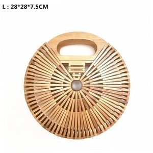 กระเป๋าไม้ไผ่ทำมือสำหรับส่งออกกระเป๋าสตางค์เนื้อสัมผัสสไตล์ฤดูร้อนสำหรับผู้ค้าปลีกและลุคแฟชั่นชายหาดแบบลำลอง - Product Image 5