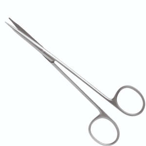 Ciseaux Iris 12.5cm lame incurvée tranchante ciseaux en acier inoxydable réutilisables Instruments chirurgicaux de haute qualité - Product Image 5